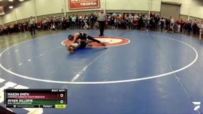 97 lbs Cons. Round 3 - Mason Smith, Hanover Hawkeye Youth Wrestlin vs Ryder Gillispie, Bull Island Grappling