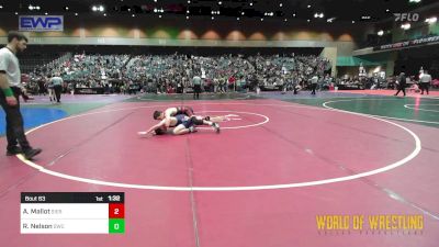 120 lbs Round Of 16 - Alex Mallot, Sierra Sabers vs Ryker Nelson, Syracuse Wrestling Club (Utah)