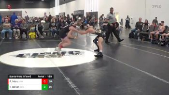 129 lbs Quarterfinals (8 Team) - Andrew Moro, Junior Terps Xtreme (MY) vs Tommy Banas, Illinois Menace