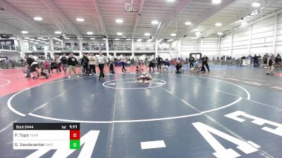 72 lbs Final - Parker Topa, Team Tugman vs Grayson Vandeventer, Smitty's Wrestling Barn