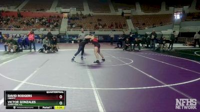 D1-150 lbs Quarterfinal - Victor Gonzales, Sunnyside H.S. vs David Rodgers, Liberty