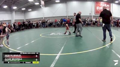 40 lbs 5th Place Match - Jocelyn Hensley, Guerrilla Wrestling (GWA) vs Oliver Brumfield, Osprey Wrestling Club