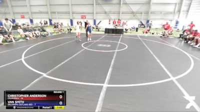 106 lbs Round 1 (8 Team) - Christopher Anderson, California vs Van Smith, Oklahoma Outlaws Red