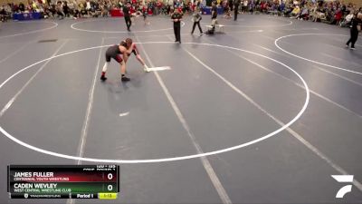 135 lbs Cons. Round 3 - Caden Wevley, West Central Wrestling Club vs James Fuller, Centennial Youth Wrestling