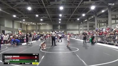 70 lbs Quarterfinal - Gunner Driggs, Manhattan vs Chasyn Wilder, Triumph