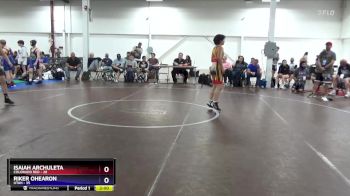 114 lbs Placement Matches (8 Team) - Isaiah Archuleta, Colorado Red vs Riker Ohearon, Utah