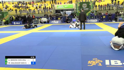 GABRIEL BARONI DOS ANJOS vs MIGUEL SALVADOR DOS SANTOS 2024 Brasileiro Jiu-Jitsu IBJJF