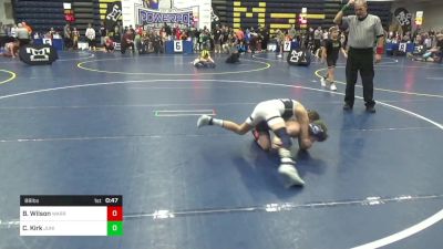 88 lbs Quarterfinal - Blaise Wilson, Warrior Ridge vs Carson Kirk, Juniata