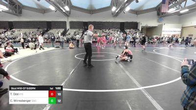 101 lbs Rr Rnd 7 - Tristan Dee, Shore Thing Surf vs Chase Wirnsberger, Seagull Wrestling Club