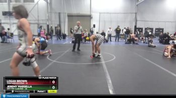 160 lbs Finals (2 Team) - Logan Brown, Team Germantown vs Jeremy Marsella, Grit Mat Club Red
