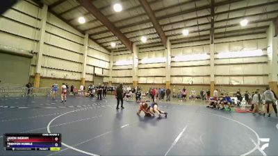 130 lbs Cons. Round 3 - Jaxon Ingram, ID vs Trenton Hubble, AZ