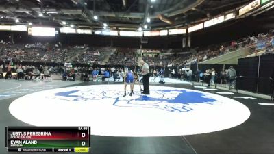 5A 98 lbs Champ. Round 1 - Evan Aland, Meridian vs Justus Peregrina, Coeur D Alene