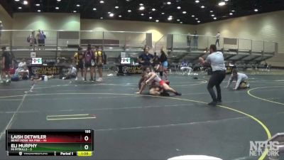 195 lbs Round 5 (6 Team) - Eli Murphy, Mi Pitbulls vs Laish Detwiler, Beast Mode WA Pink