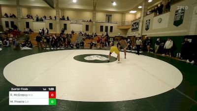 195 lbs Quarterfinal - Richard McGreevy, Bristol County/Dighton Rehoboth vs Marc Pineiro, Saint John's Prep