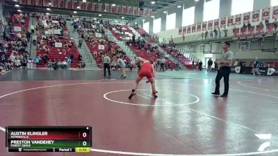 170 lbs Cons. Round 3 - Preston Vandehey, Forest Grove vs Austin Klingler, McMinnville