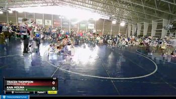 117 lbs Round 1 (4 Team) - Kain Molina, Western Nebraska vs Tracen Thompson, South Central Utah