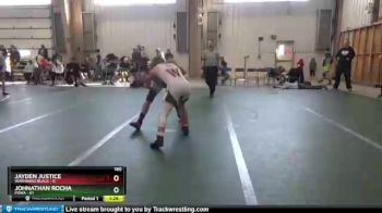160 lbs Round 2 (4 Team) - Johnathan Rocha, POWA vs Jayden Justice, Warhawks Black