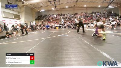 Final - Cael Pritchard, Bristow Youth Wrestling vs JaKel Ziegenfuss, Springdale Youth Wrestling