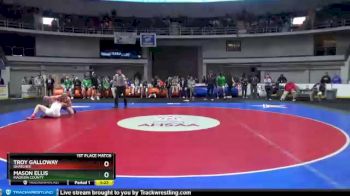 1A-4A 195 1st Place Match - Mason Ellis, Madison County vs Troy Galloway, Ohatchee