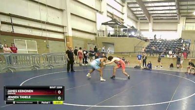 170 lbs Cons. Round 1 - James Keinonen, Oregon vs Jensen Tanele, Hawaii