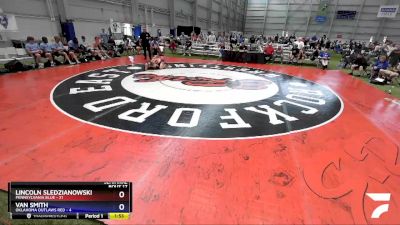 106 lbs Semis & 3rd Wb (16 Team) - Lincoln Sledzianowski, Pennsylvania Blue vs Van Smith, Oklahoma Outlaws Red