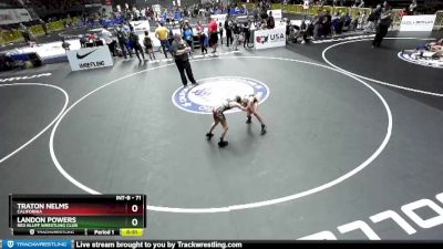 71 lbs Cons. Round 3 - Traton Nelms, California vs Landon Powers, Red Bluff Wrestling Club