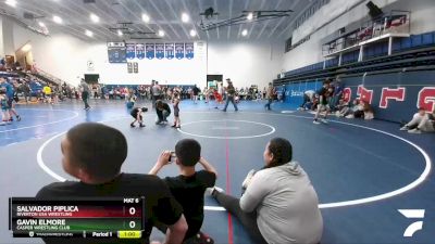 45 lbs Semifinal - Gavin Elmore, Casper Wrestling Club vs Salvador Piplica, Riverton USA Wrestling