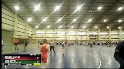 86 lbs Semifinal - Benson Haynie, American Fork vs Jack Ervin, Wasatch Wrestling Club