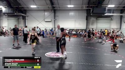 85 lbs Round 3 (6 Team) - Ethan Raley, Florida Scorpions vs Taharko Freeland, Glasgow