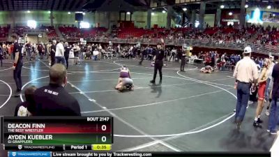 117 lbs Cons. Round 3 - Ayden Kuebler, GI Grapplers vs Deacon Finn, The Best Wrestler