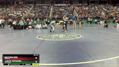 3A 113 lbs Cons. Round 1 - Brayden Reid, Hibriten vs Carvin McMahon, CB Aycock