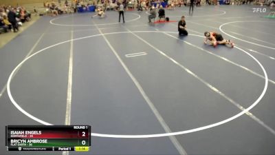 115 lbs Round 1 (4 Team) - Isaiah Engels, Northfield vs Bricyn Ambrose, Flat Earth