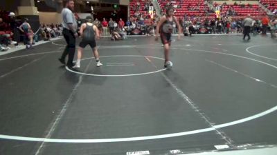 130 lbs Cons. Semi - Kash Kirby, Blackwell Wrestling Club vs Layne Sloan, Lawrence Elite