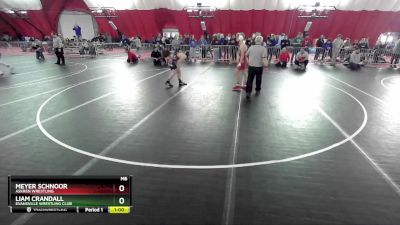 130 lbs Semifinal - Meyer Schnoor, Askren Wrestling vs Liam Crandall, Evansville Wrestling Club