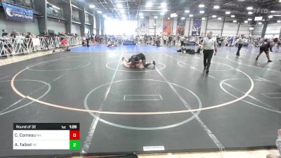 195 lbs Round Of 32 - Conner Comeau, NH vs Aspen Talbot, NC