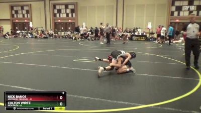 90 lbs Round 3 (6 Team) - Nick Banos, Southern Regional vs Colton Wirtz, Iron Faith