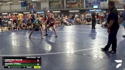 138 lbs Semifinal - Maeson Otwell, PWC vs Christien Taylor, Fight Club