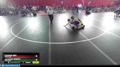 126 lbs Cons. Round 2 - Jackson Moritz, Wisconsin vs Cooper Rife, Minnesota