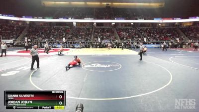 II-138 lbs Semifinal - Gianni Silvestri, Tioga vs Jordan Joslyn, Chautauqua Lake