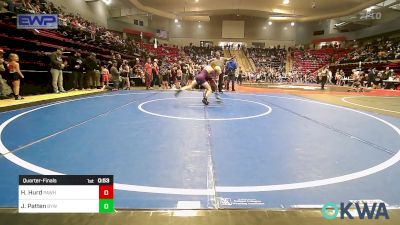 67 lbs Quarterfinal - Huck Hurd, Pawhuska Elks Takedown vs Jax Patten, Bristow Youth Wrestling