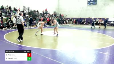 132 lbs Round Of 16 - George Yako, Demarest vs Nicholas Pallitto, Paramus Catholic