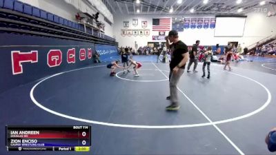 63 lbs Cons. Semi - Ian Andreen, Douglas WC vs Zion Enciso, Casper Wrestling Club