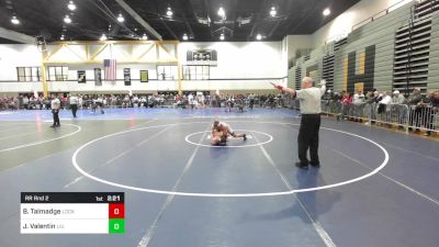 149D lbs Rr Rnd 2 - Billy Talmadge, Lock Haven vs Jack Valentin, Liu