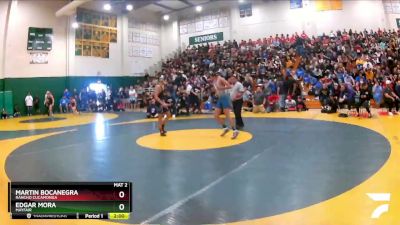 120 lbs Champ. Round 1 - Martin Bocanegra, Rancho Cucamonga vs Edgar Mora, Mayfair