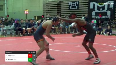 141 lbs Round Of 16 - Chad Red, Nebraska vs Sam Krivus, Virginia