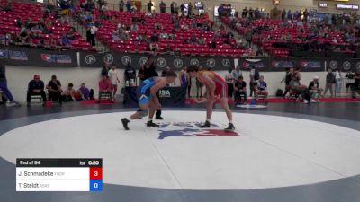 74 kg Rnd Of 64 - Jacob Schmadeke, Thorobred Wrestling Club vs Tristan Steldt, Askren Wrestling Academy