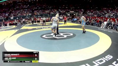 D3-215 lbs Semifinal - Drake Bennett, Miami East vs Abe DeLano, Ayersville