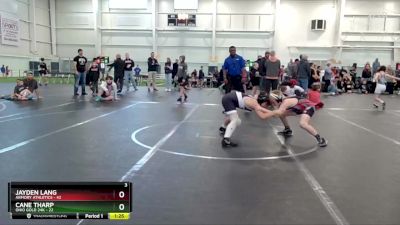 110 lbs Quarterfinals (8 Team) - Jayden Lang, Armory Athletics vs Cane Tharp, Ohio Gold 24K