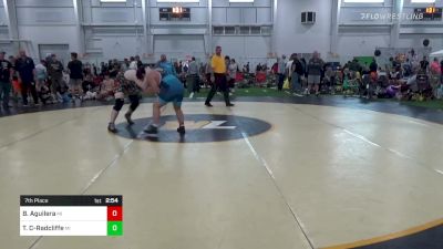 E-220 lbs 7th Place - Bryan Aguilera, MI vs Tristan Clay-Radcliffe, MI