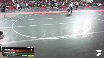 85 lbs Cons. Round 4 - Carter Solt, Askren Wrestling Academy vs Gabriel Bass, Askren Wrestling Academy